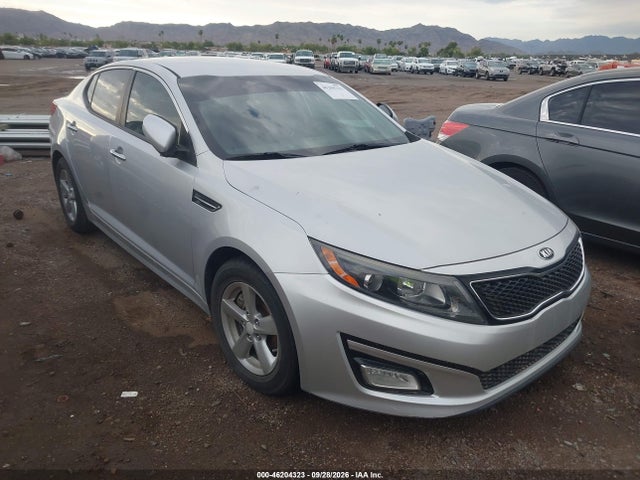 2015 Kia Optima Lx მანქანა იყიდება აუქციონზე, vin: 5XXGM4A79FG406209, აუქციონის ნომერი: 46204323