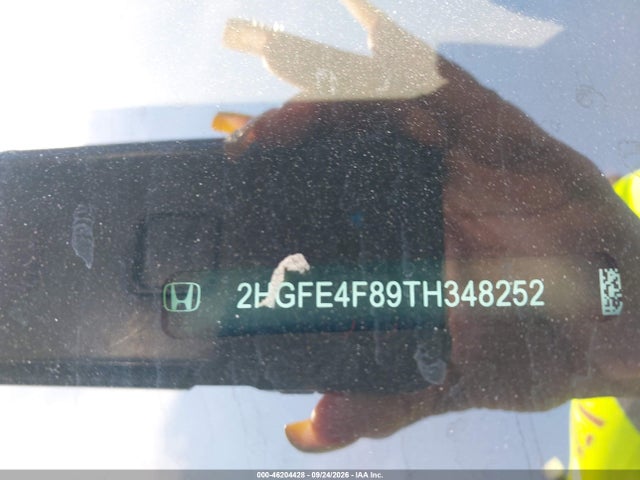 2HGFE4F89TH348252 Honda Civic Hybrid Sport/sport Touring