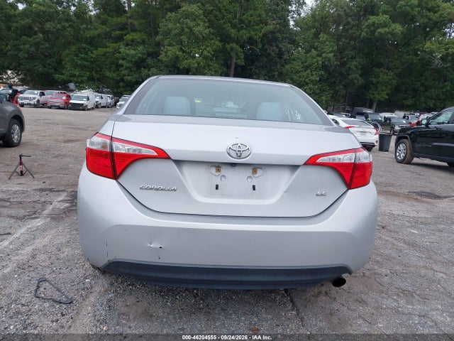 Aukcja sprzedaży 2016 Toyota Corolla Le, vin: 2T1BURHE5GC559383, numer aukcji: 46204555