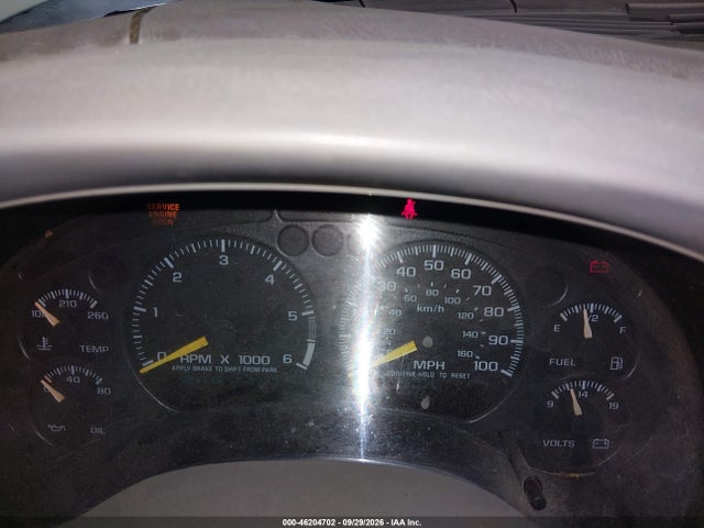 46204702 :رقم المزاد ، 1GTCS14W6YK272628 vin ، 2000 Gmc Sonoma Sl مزاد بيع