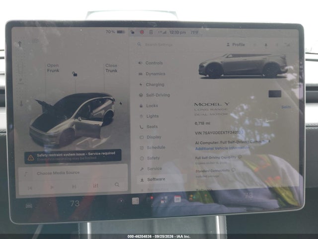 7SAYGDEEXTF340193 Tesla Model Y
