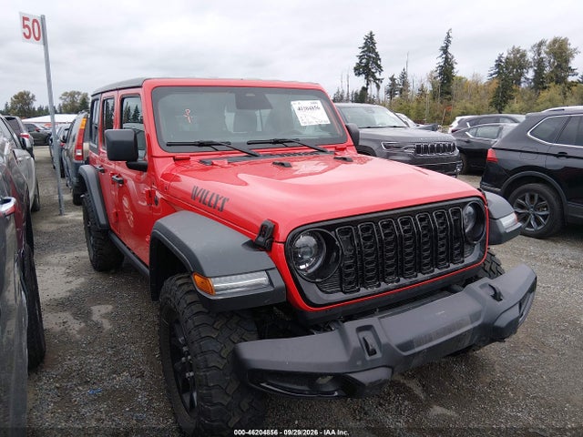 Aukcja sprzedaży 2025 Jeep Wrangler 4-door Willys 4x4, vin: 1C4PJXDN3SW597459, numer aukcji: 46204856