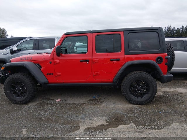 Aukcja sprzedaży 2025 Jeep Wrangler 4-door Willys 4x4, vin: 1C4PJXDN3SW597459, numer aukcji: 46204856