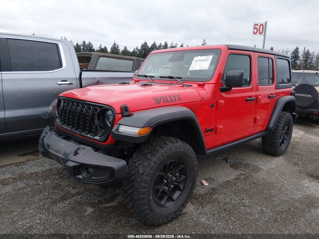 Aukcja sprzedaży 2025 Jeep Wrangler 4-door Willys 4x4, vin: 1C4PJXDN3SW597459, numer aukcji: 46204856