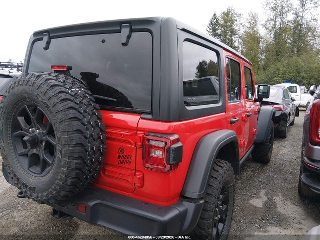 Aukcja sprzedaży 2025 Jeep Wrangler 4-door Willys 4x4, vin: 1C4PJXDN3SW597459, numer aukcji: 46204856