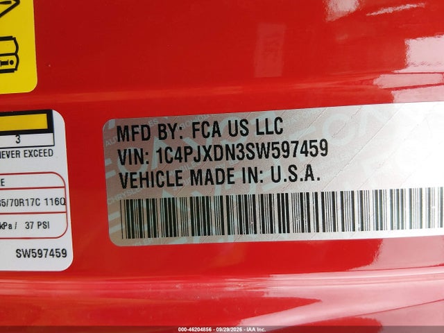 Aukcja sprzedaży 2025 Jeep Wrangler 4-door Willys 4x4, vin: 1C4PJXDN3SW597459, numer aukcji: 46204856