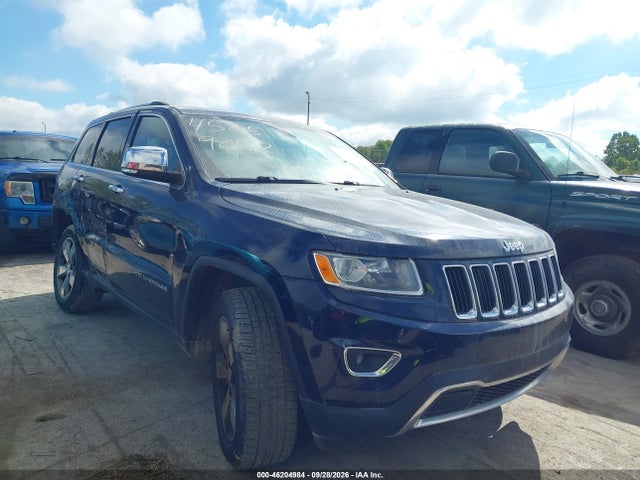 Продаж на аукціоні авто 2016 Jeep Grand Cherokee Limited, vin: 1C4RJFBT6GC491763, номер лоту: 46204984