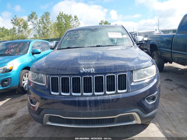 Продажа на аукционе авто 2016 Jeep Grand Cherokee Limited, vin: 1C4RJFBT6GC491763, номер лота: 46204984