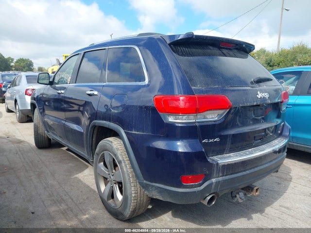 Продажа на аукционе авто 2016 Jeep Grand Cherokee Limited, vin: 1C4RJFBT6GC491763, номер лота: 46204984