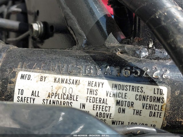Aukcja sprzedaży 2000 Kawasaki En500 C, vin: JKAENVC16YA165222, numer aukcji: 46205036