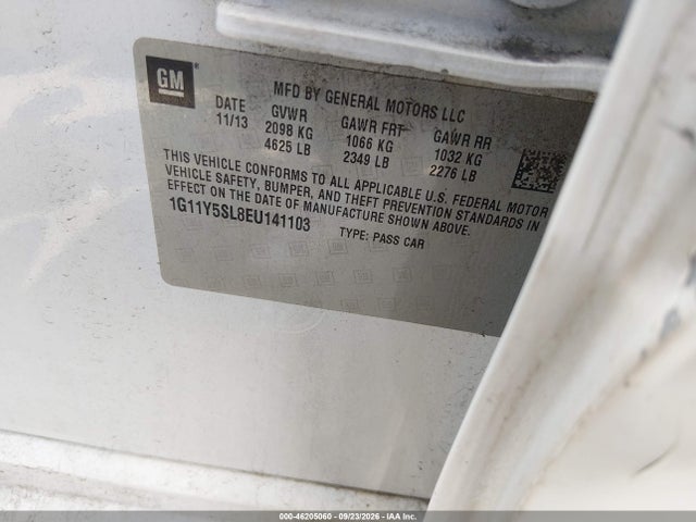 Chevrolet IMPALA LS 2014 1G11Y5SL8EU141103 Image 9