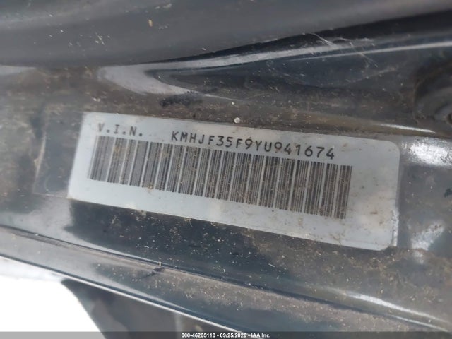 46205110 :رقم المزاد ، KMHJF35F9YU941674 vin ، 2000 Hyundai Elantra Gls مزاد بيع