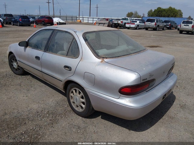 1997 Geo Prizm Lsi მანქანა იყიდება აუქციონზე, vin: 1Y1SK5287VZ459270, აუქციონის ნომერი: 46205243