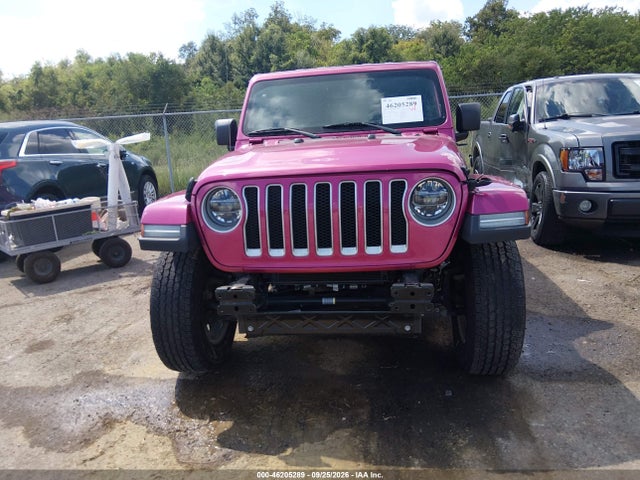 Продажа на аукционе авто 2021 Jeep Wrangler Unlimited Sahara, vin: 1C4HJXEG6MW858476, номер лота: 46205289