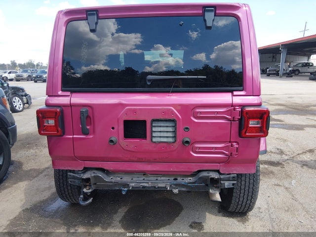 Продажа на аукционе авто 2021 Jeep Wrangler Unlimited Sahara, vin: 1C4HJXEG6MW858476, номер лота: 46205289