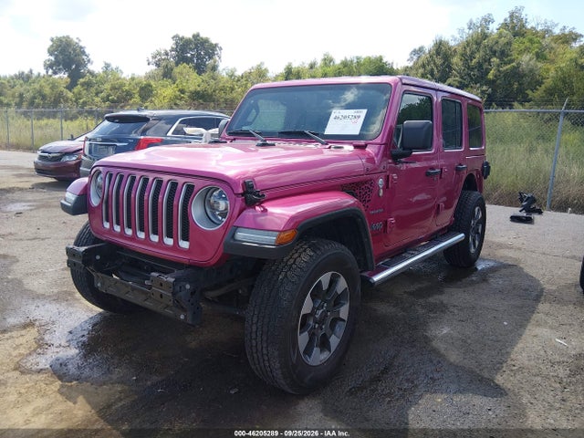 Продажа на аукционе авто 2021 Jeep Wrangler Unlimited Sahara, vin: 1C4HJXEG6MW858476, номер лота: 46205289