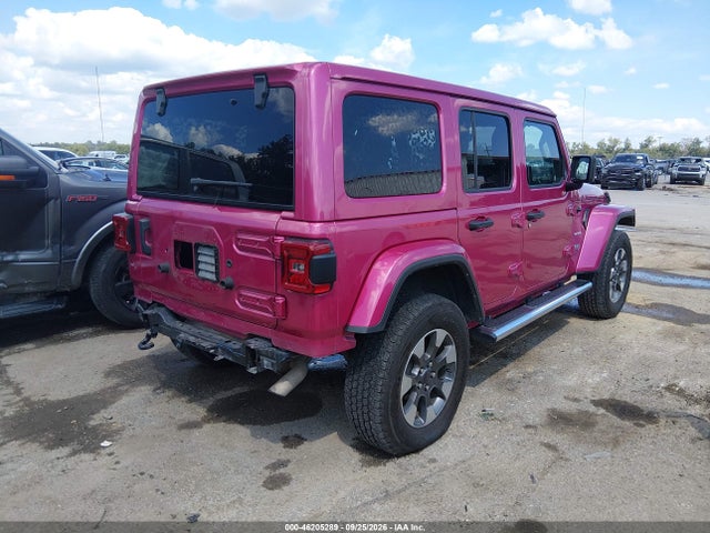 Продажа на аукционе авто 2021 Jeep Wrangler Unlimited Sahara, vin: 1C4HJXEG6MW858476, номер лота: 46205289