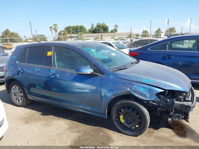 Aukcja sprzedaży 2016 Volkswagen Golf Tsi S W/sunroof, vin: 3VW217AU1GM046277, numer aukcji: 46205360