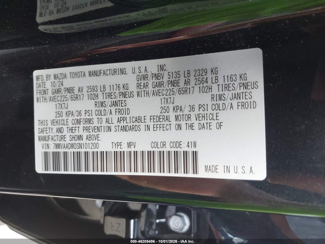 7MMVAADW0SN101200 Mazda Cx-50 Hybrid Premium Package