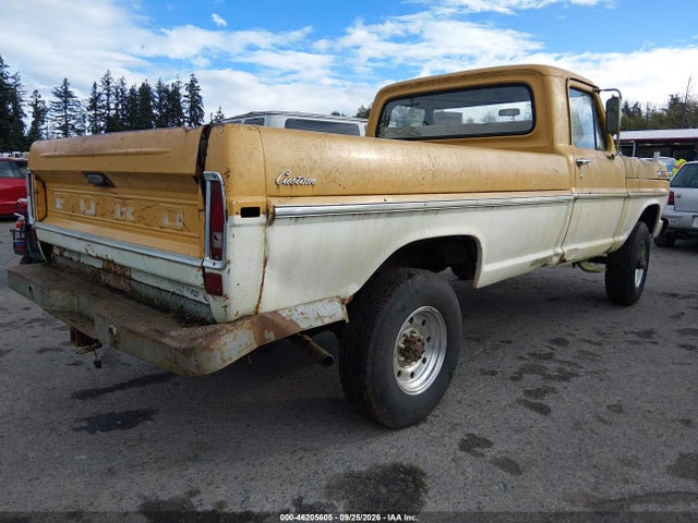 46205605 :رقم المزاد ، F26YRK11020 vin ، 1971 Ford F250 مزاد بيع