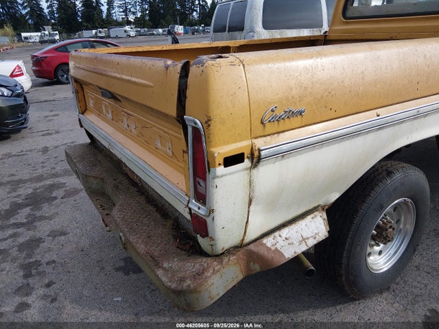 46205605 :رقم المزاد ، F26YRK11020 vin ، 1971 Ford F250 مزاد بيع