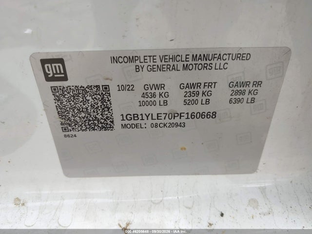 Продаж на аукціоні авто 2023 Chevrolet Silverado 2500hd 4wd  Long Bed Wt, vin: 1GB1YLE70PF160668, номер лоту: 46205648