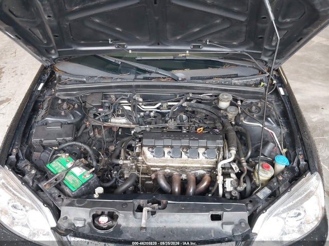46205920 :رقم المزاد ، 1HGES15531L034817 vin ، 2001 Honda Civic Lx مزاد بيع