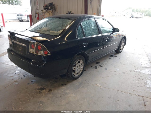 46205920 :رقم المزاد ، 1HGES15531L034817 vin ، 2001 Honda Civic Lx مزاد بيع