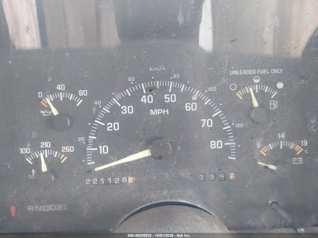 Aukcja sprzedaży 1994 Chevrolet Suburban K2500, vin: 1GNGK26K7RJ406479, numer aukcji: 46205925