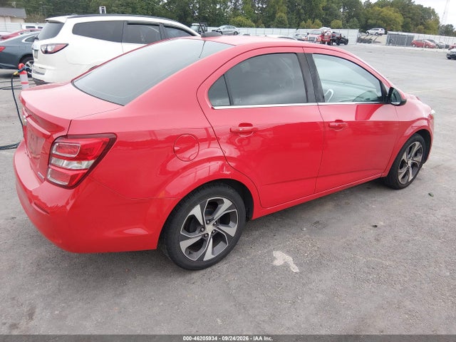 46205934 :رقم المزاد ، 1G1JF5SB6H4120736 vin ، 2017 Chevrolet Sonic Premier Auto مزاد بيع