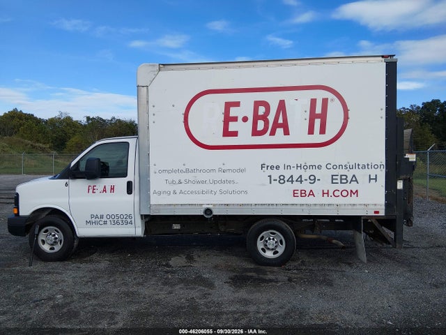 46206055 :رقم المزاد ، 1GB0G2CA1D1194098 vin ، 2013 Chevrolet Express Commercial Cutaway Work Van مزاد بيع