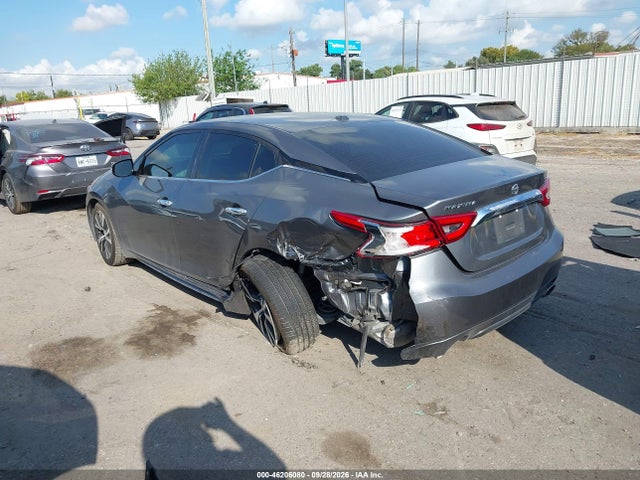 Продаж на аукціоні авто 2018 Nissan Maxima 3.5 Sv, vin: 1N4AA6AP9JC390604, номер лоту: 46206080