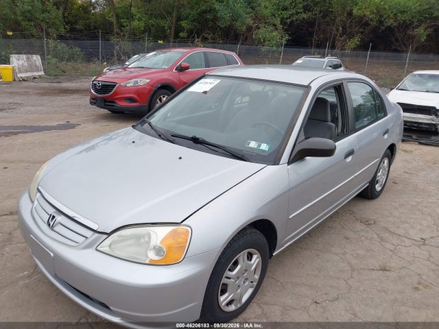 46206183 :رقم المزاد ، 2HGES16521H539937 vin ، 2001 Honda Civic Lx مزاد بيع