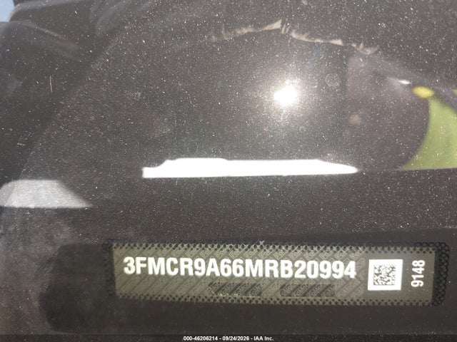 Продажа на аукционе авто 2021 Ford Bronco Sport, vin: 3FMCR9A66MRB20994, номер лота: 46206214