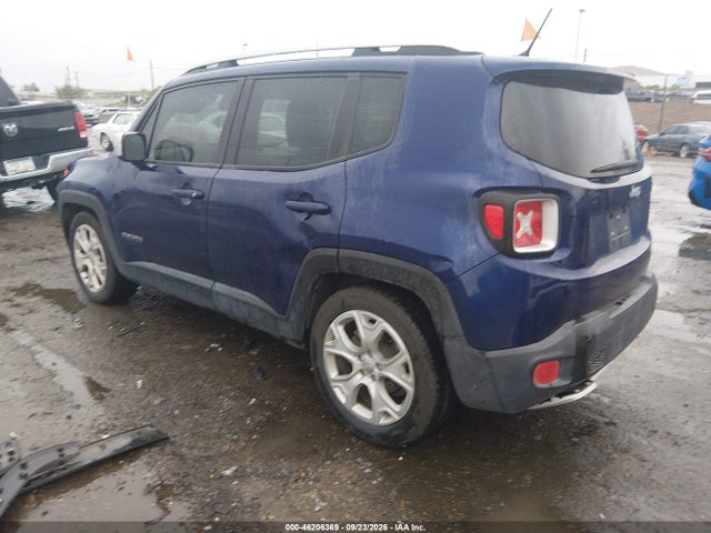 Продаж на аукціоні авто 2016 Jeep Renegade Limited, vin: ZACCJADT4GPC76139, номер лоту: 46206369