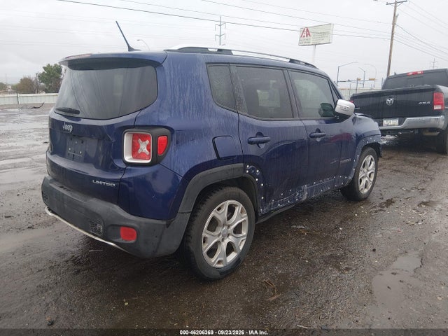 Продаж на аукціоні авто 2016 Jeep Renegade Limited, vin: ZACCJADT4GPC76139, номер лоту: 46206369