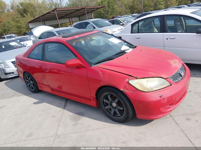 2004 Honda Civic Ex მანქანა იყიდება აუქციონზე, vin: 1HGEM22924L054259, აუქციონის ნომერი: 46206599