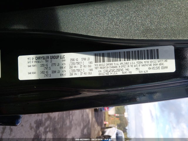 Продаж на аукціоні авто 2012 Jeep Wrangler Unlimited Rubicon, vin: 1C4BJWFG0CL258745, номер лоту: 46206603