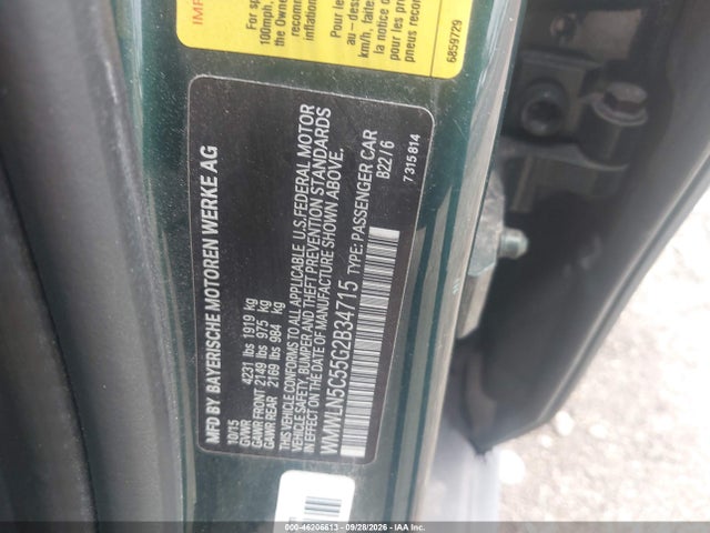 46206613 :رقم المزاد ، WMWLN5C55G2B34715 vin ، 2016 Mini Clubman Cooper مزاد بيع
