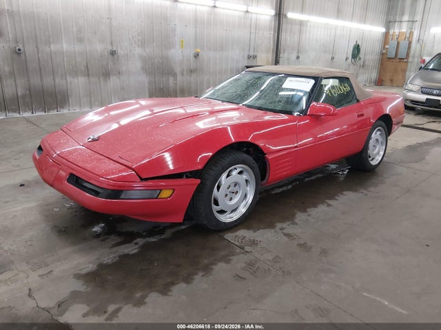 46206618 :رقم المزاد ، 1G1YY33P1N5100083 vin ، 1992 Chevrolet Corvette مزاد بيع