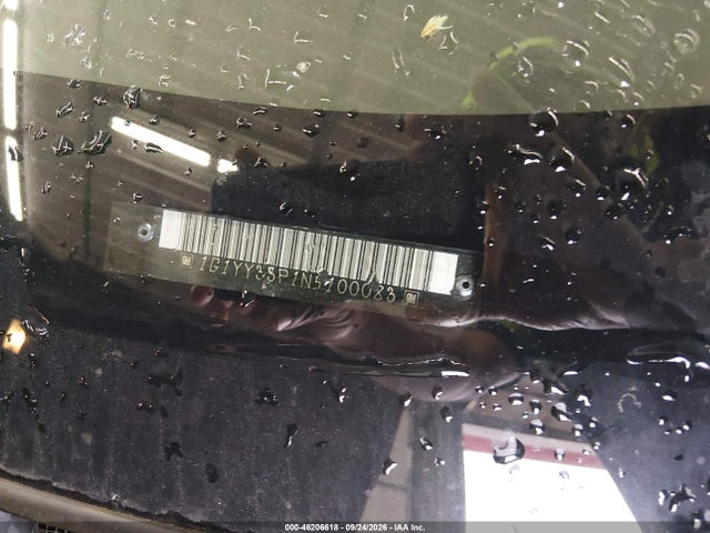 46206618 :رقم المزاد ، 1G1YY33P1N5100083 vin ، 1992 Chevrolet Corvette مزاد بيع