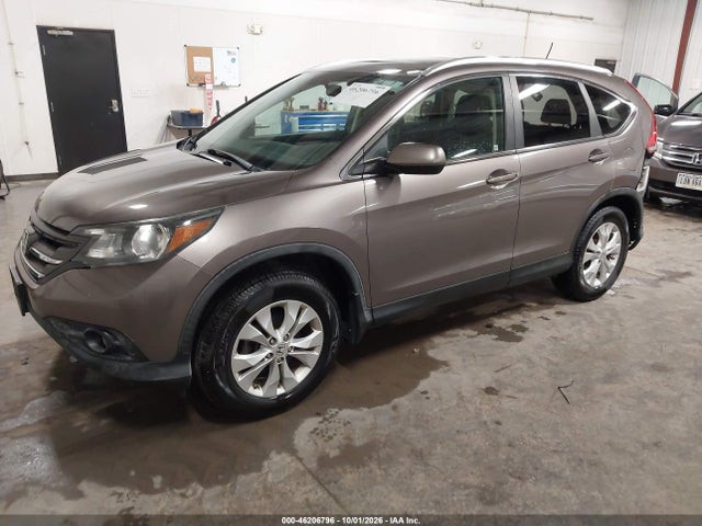 46206796 :رقم المزاد ، 5J6RM4H77DL050431 vin ، 2013 Honda Cr-v Ex-l مزاد بيع