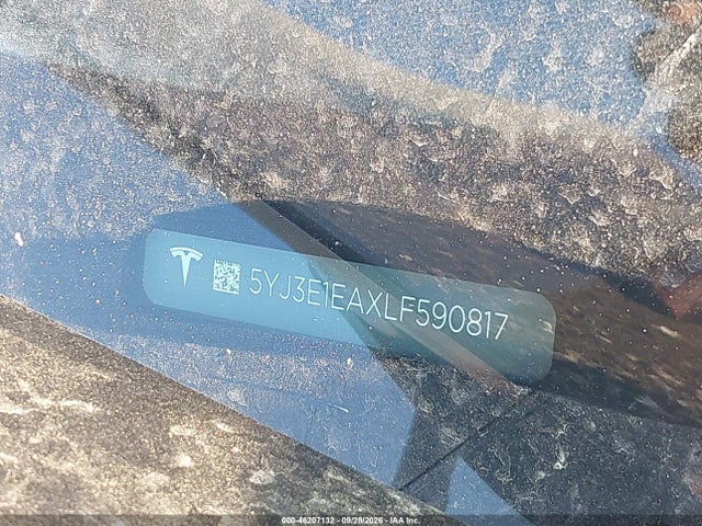 Aukcja sprzedaży 2020 Tesla Model 3 Standard Range Plus Rear-wheel Drive/standard Range Rear-wheel Drive, vin: 5YJ3E1EAXLF590817, numer aukcji: 46207132