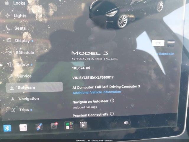 Aukcja sprzedaży 2020 Tesla Model 3 Standard Range Plus Rear-wheel Drive/standard Range Rear-wheel Drive, vin: 5YJ3E1EAXLF590817, numer aukcji: 46207132