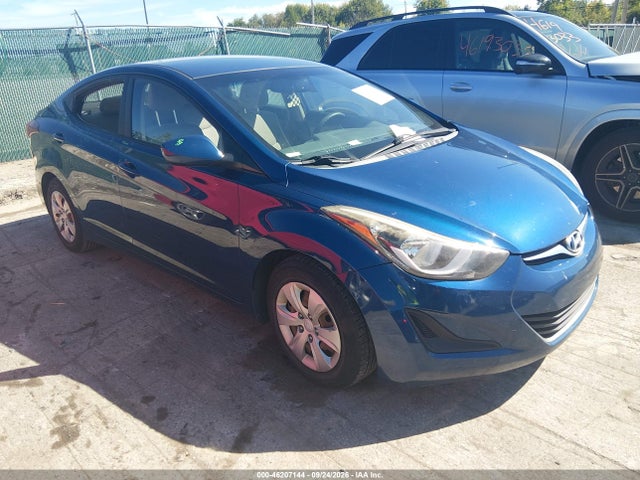 46207144 :رقم المزاد ، KMHDH4AEXGU599368 vin ، 2016 Hyundai Elantra Se مزاد بيع
