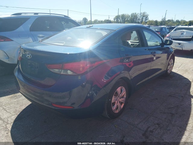 Продаж на аукціоні авто 2016 Hyundai Elantra Se, vin: KMHDH4AEXGU599368, номер лоту: 46207144