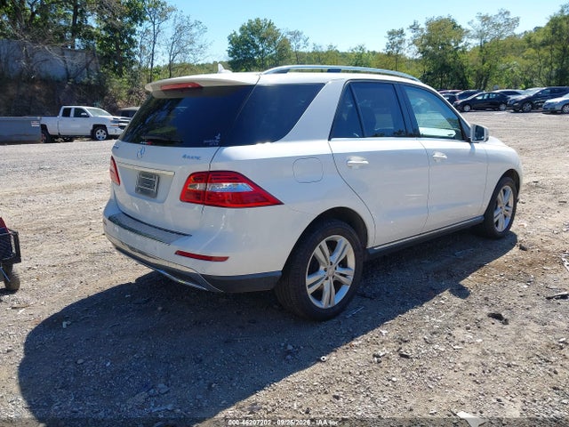 46207202 :رقم المزاد ، 4JGDA5HB8EA292494 vin ، 2014 Mercedes-benz M-class Ml 350 مزاد بيع
