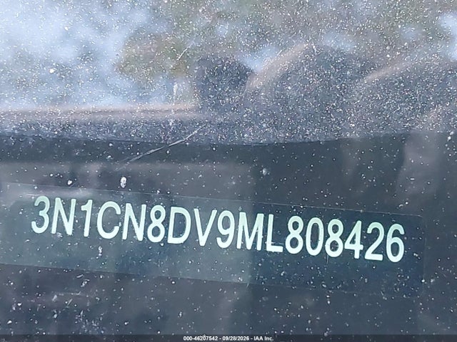46207542 :رقم المزاد ، 3N1CN8DV9ML808426 vin ، 2021 Nissan Versa S Xtronic Cvt مزاد بيع