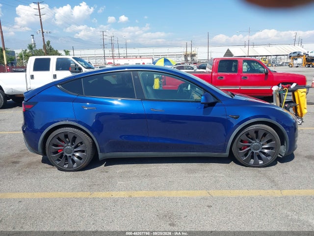 46207788 :رقم المزاد ، 5YJYGDEF3MF098600 vin ، 2021 Tesla Model Y Performance Dual Motor All-wheel Drive مزاد بيع