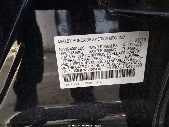 Продажа на аукционе авто 2018 Acura Ilx Acurawatch Plus Package, vin: 19UDE2F32JA005410, номер лота: 46207791